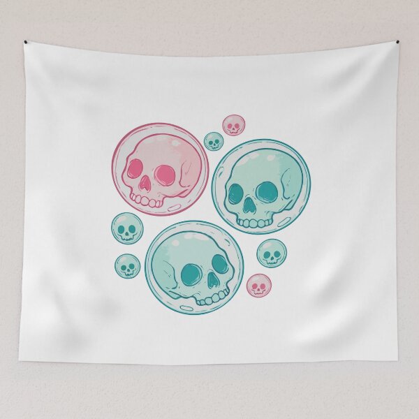 Item preview, Skulls Bubbles designed and sold by Gkinoki.