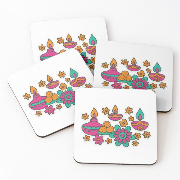 Item preview, Diwali diyas and flowers illustration with vibrant colors, isolated png design, AI Generated designed and sold by dvoevnore.