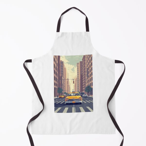 Item preview, NYC Taxi – Pixel Art designed and sold by Pixel-States.