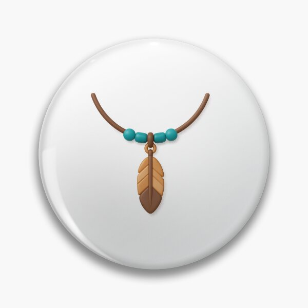 Item preview, Isolated feather necklace with turquoise beads on transparent background, Indigenous Peoples Day, AI Generated  designed and sold by dvoevnore.