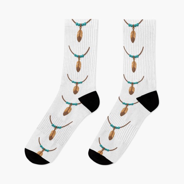 Item preview, Isolated feather necklace with turquoise beads on transparent background, Indigenous Peoples Day, AI Generated  designed and sold by dvoevnore.