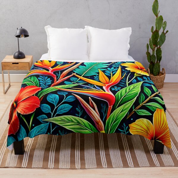 Item preview, Tropical Leaves Bloom Art designed and sold by Health And Fitness Posts e-Store.