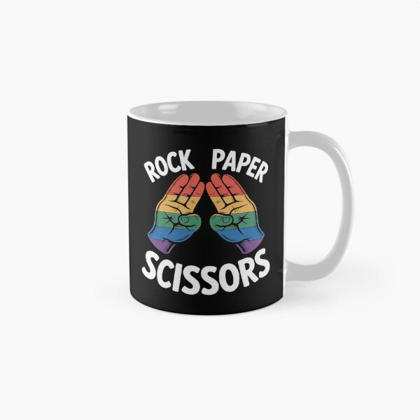 Item preview, Gay Lesbian Rock Paper Scissors Rainbow Pride Lgbt Women  designed and sold by KonstanKoraner.