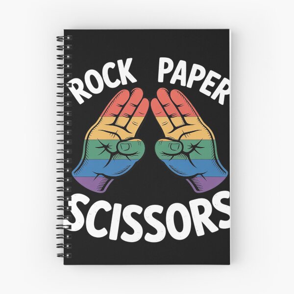 Item preview, Gay Lesbian Rock Paper Scissors Rainbow Pride Lgbt Women  designed and sold by KonstanKoraner.