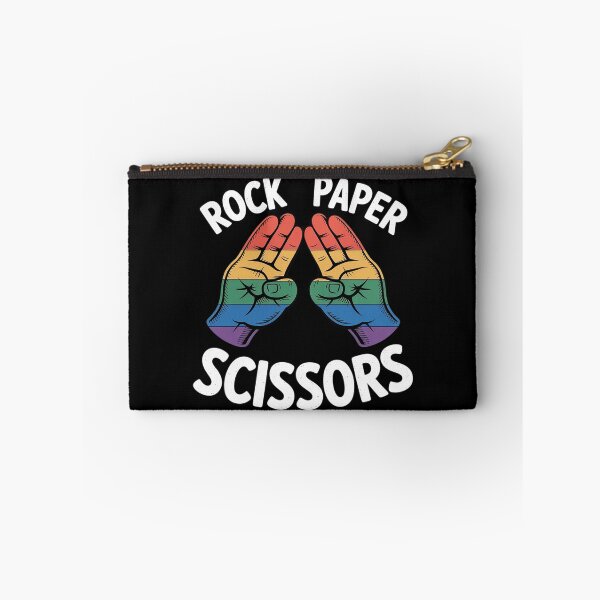 Item preview, Gay Lesbian Rock Paper Scissors Rainbow Pride Lgbt Women  designed and sold by KonstanKoraner.
