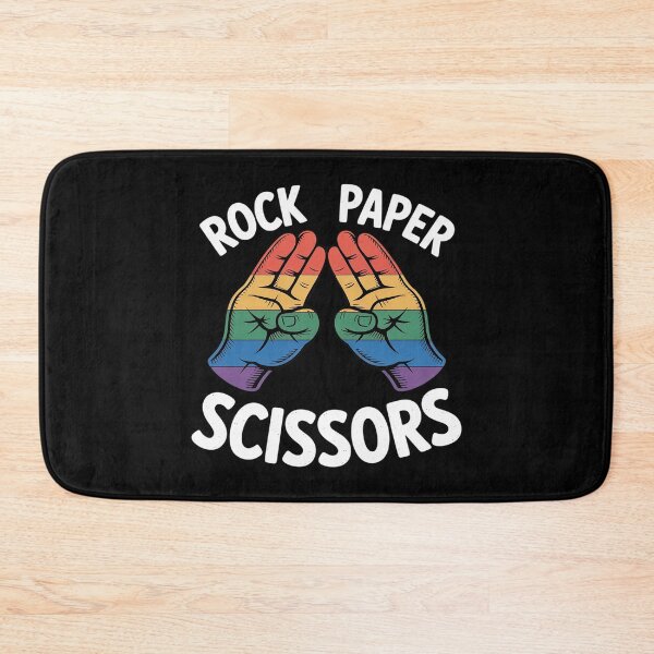 Item preview, Gay Lesbian Rock Paper Scissors Rainbow Pride Lgbt Women  designed and sold by KonstanKoraner.