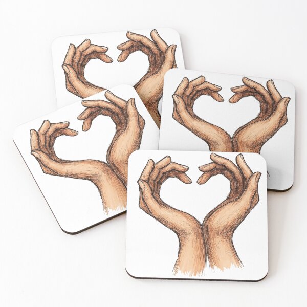 Item preview, Sketch Hands Forming Heart Symbol Illustration designed and sold by ArtfulWeave.
