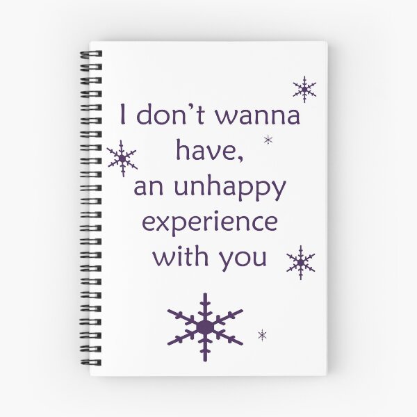 Item preview, I don't wanna have an unhappy experience with you  designed and sold by Erilanya.