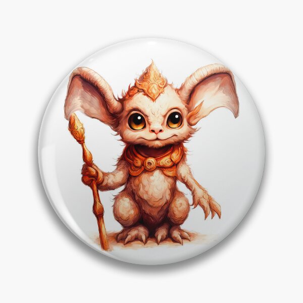 Item preview, Charming Little Ifrit Demon: Whimsical Cartoon Character Art designed and sold by LanaGustavsson.