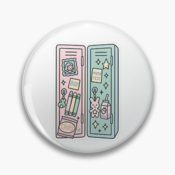 Item preview, Back to school theme with colorful lockers featuring school supplies, AI Generated designed and sold by dvoevnore.
