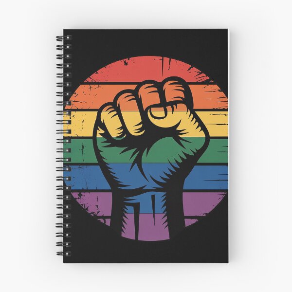 Item preview, Gay Pride Resist Fist Rainbow Flag LGBTQ designed and sold by KonstanKoraner.