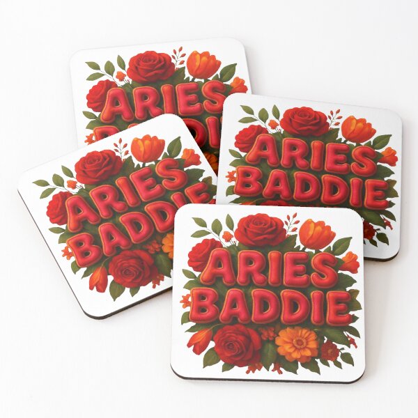 Item preview, Aries Baddie – Plush 3D Velvet Floral Design with Fiery Red, Pink & Gold Energy designed and sold by Embrace Tall.