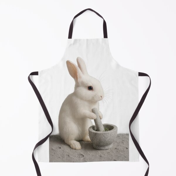 Item preview, Mid autumn festival rabbit with mortar isolated, transparent background, AI generated designed and sold by dvoevnore.