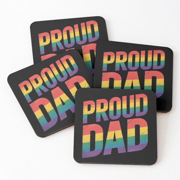 Item preview, Gay Pride Proud Dad LGBT Parent Father's Day  designed and sold by KonstanKoraner.