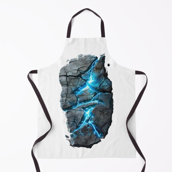 Item preview, Rune of Thunder – Ancient Blue Lightning Stone designed and sold by AlexLineArt.