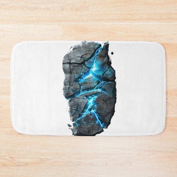 Item preview, Rune of Thunder – Ancient Blue Lightning Stone designed and sold by AlexLineArt.