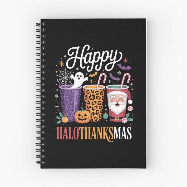 Item preview,  Happy Hallothanksmas Halloween Thanksgiving Christmas designed and sold by Gogetgiggles.