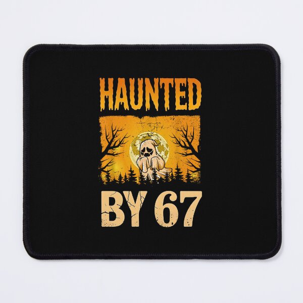 Item preview, Haunted by 67 with Ghosts and Pumpkins designed and sold by FerminVigo.