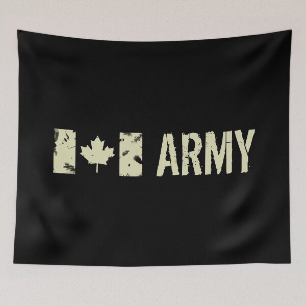 Item preview, Canadian Military: Army (Black Flag) designed and sold by Jared Davies.