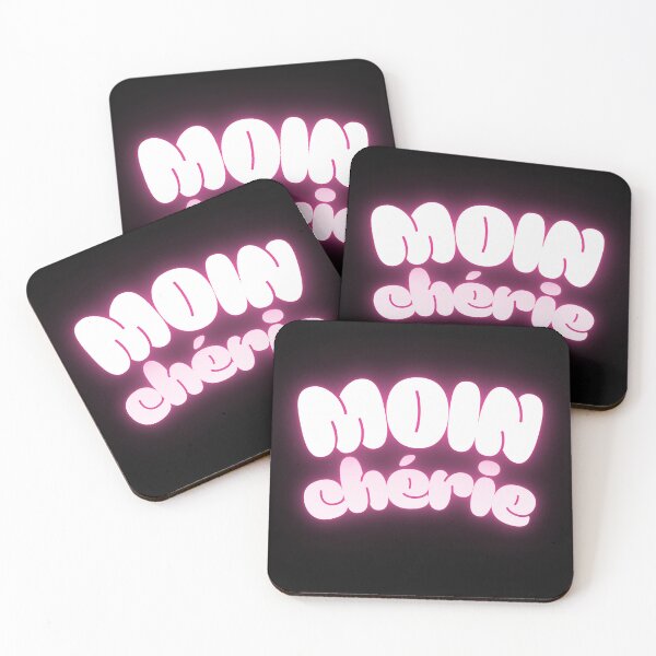 Item preview, MOIN Chérie – North German charm meets French love | Funny wordplay design designed and sold by Fies-und-Fein.