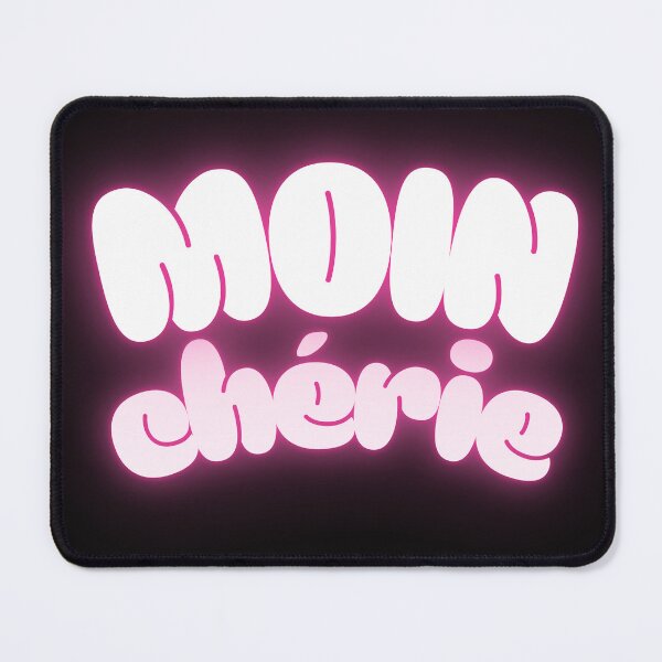 Item preview, MOIN Chérie – North German charm meets French love | Funny wordplay design designed and sold by Fies-und-Fein.