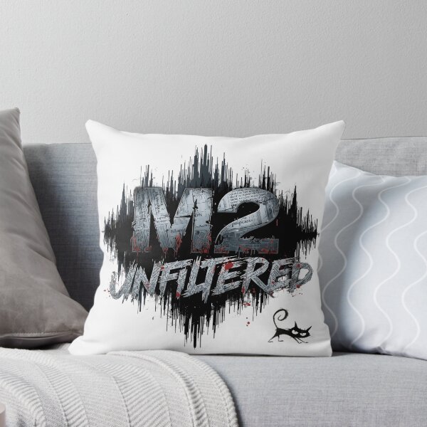 Item preview, M2 Unfiltered Crazy Black Cat – Metallic Silver Urban Illustration designed and sold by ShadeScapeArt.