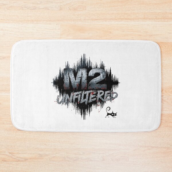 Item preview, M2 Unfiltered Crazy Black Cat – Metallic Silver Urban Illustration designed and sold by ShadeScapeArt.