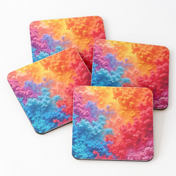 Item preview, Vibrant Abstract Cloud Hues Design designed and sold by Health And Fitness Posts e-Store.