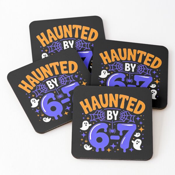 Item preview, Haunted by 67 with Ghosts and Pumpkins  designed and sold by FerminVigo.