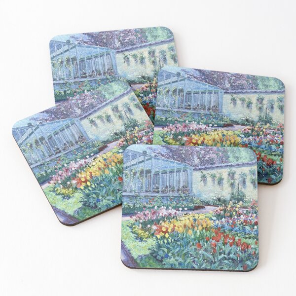 Item preview, Garden with Tulips designed and sold by tomorrowsart.