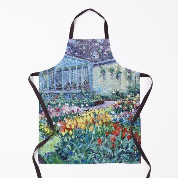 Item preview, Garden with Tulips designed and sold by tomorrowsart.