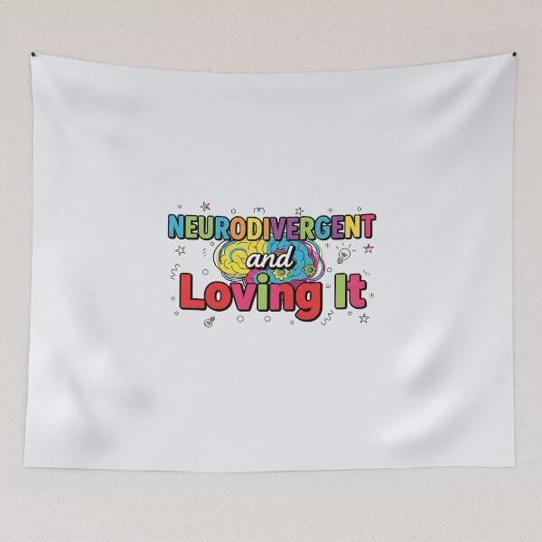 Item preview, Neurodivergent and Loving It designed and sold by musthavewords.