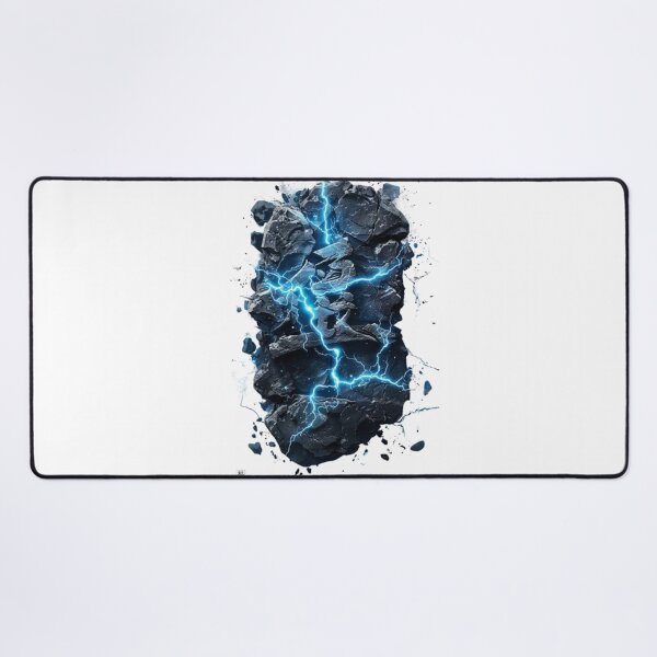 Item preview, Rune of Storm – Shattered Blue Lightning Stone designed and sold by AlexLineArt.