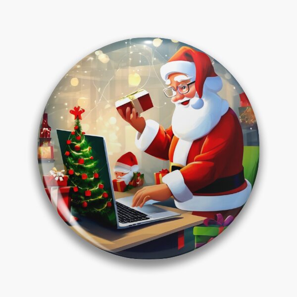 Item preview, Cyber ​​Gift from Santa designed and sold by Zofia Sosnecka.