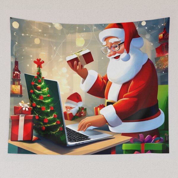 Item preview, Cyber ​​Gift from Santa designed and sold by Zofia Sosnecka.