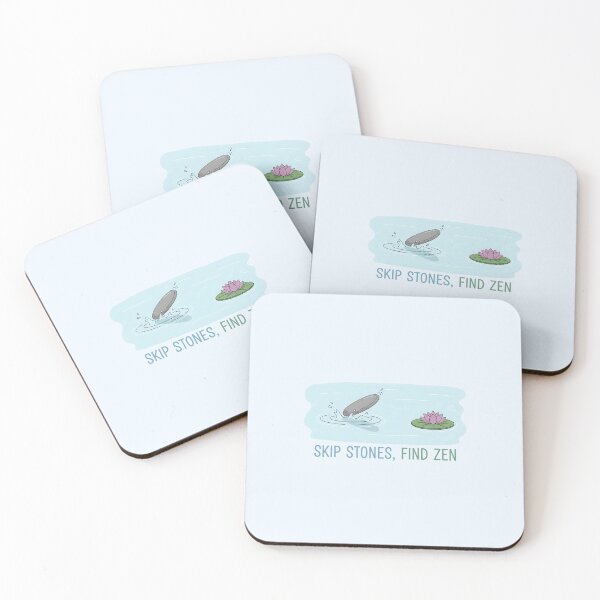 Item preview, Skip Stones, Find Zen designed and sold by musthavewords.