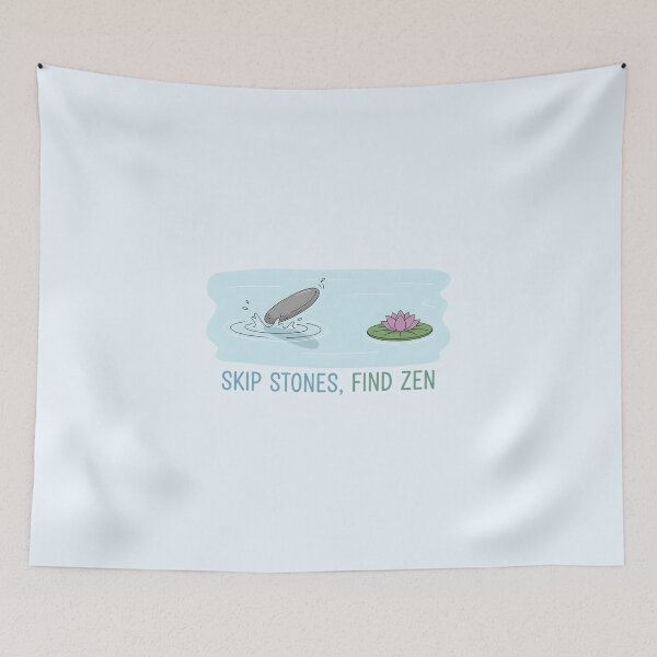 Item preview, Skip Stones, Find Zen designed and sold by musthavewords.