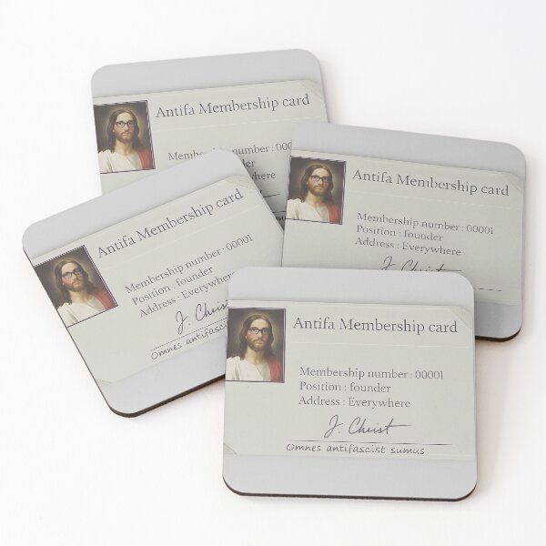 Item preview, Founding Member ID Card | Satirical Parody Collectible Art Print designed and sold by Paintings By Simon .