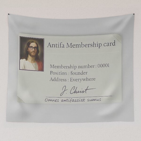 Item preview, Founding Member ID Card | Satirical Parody Collectible Art Print designed and sold by Paintings By Simon .