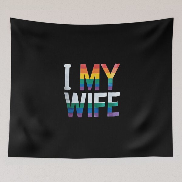 Item preview, I Love My Lesbian Girlfriend LGBT Cute Lesbian Wife  designed and sold by dainegilbert.