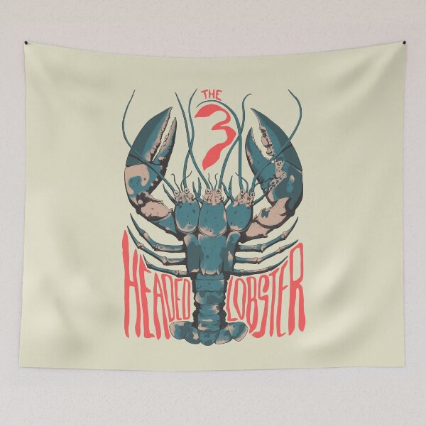Item preview, The 3 Headed Lobster designed and sold by PikPikPik.
