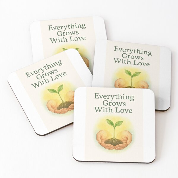 Item preview, Everything Grows With Love — Montessori Botanical Watercolor Design designed and sold by MforMontessori.