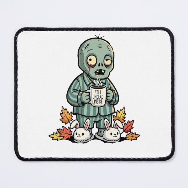 Item preview, Snooze of the Dead – Cozy Halloween Fall Mornings designed and sold by FelixnRobinus.