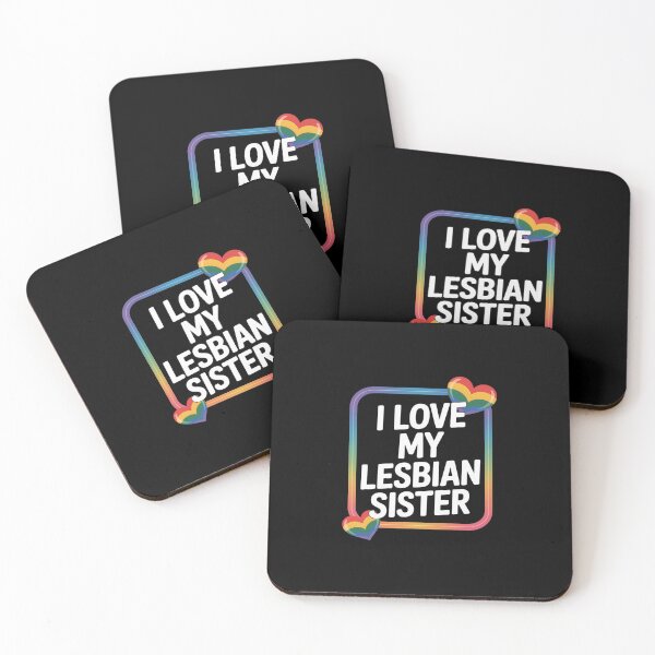 Item preview, I Love My Lesbian Sister LGBT Gay Lesbian March  designed and sold by dainegilbert.