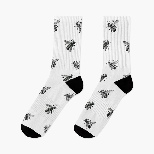 Item preview, Cute Honeybee Black and White designed and sold by Jcat7.