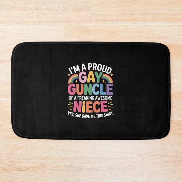 Item preview, I'm a proud gay guncle of a freaking awesome niece gay pride  designed and sold by dainegilbert.