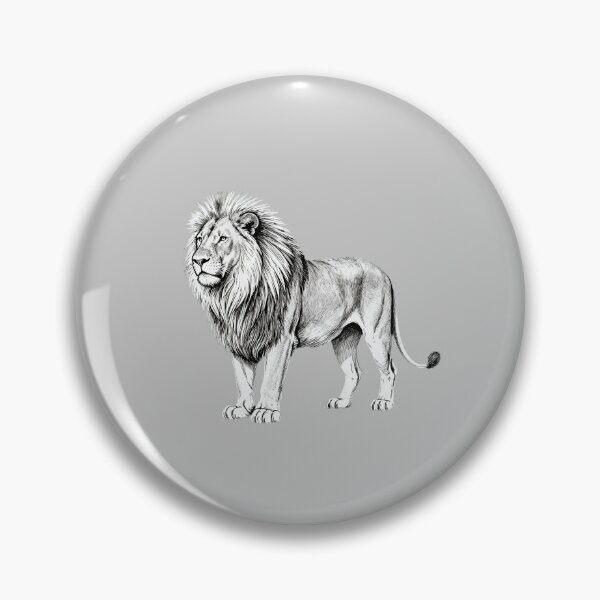Item preview, Sketch Lion Majesty designed and sold by LuckCraftStudio.