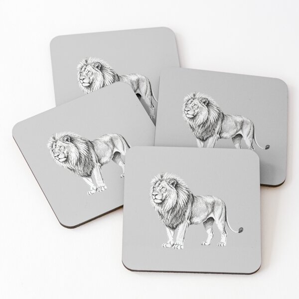 Item preview, Sketch Lion Majesty designed and sold by LuckCraftStudio.