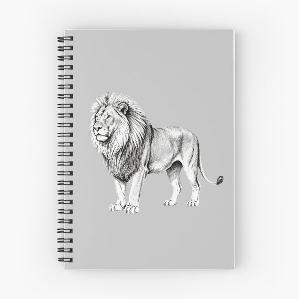 Item preview, Boceto de la majestad del león designed and sold by LuckCraftStudio.