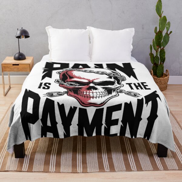 Item preview, Pain Is the Payment – Hardcore Fitness Motivation Design designed and sold by CrunchyGoats.